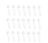 Mikinona 50pcs Metal Duckbill Hair Clips Salon Hair Clips Silver Strong Easy to Open for Hairdressers