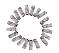 Mikinona 50pcs Nail Sanding Bands for Nail Drill Mini Sanding for Gel Removal and Shaping for Manicure and Pedicure Grit for Art