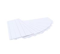 Mikinona 50pcs Reusable Sentence Strips Word Cards for School Teaching Aids Thick Smooth Paper for Alphabet Writing Grammar Punctuation Practice Lightweight Portable Classroom Supply