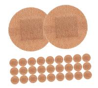 Mikinona 50PCS Round Fabric for Fingers and Joints Breathable Wound Care Adhesive Patches Protection for Hiking Essentials and Blister Prevention