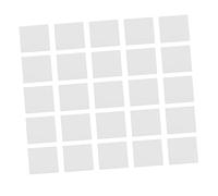 Mikinona 52pcs White Key Leather Small Squares for Upright Piano Keytops Piano Repair Tools and Keyboard Repair Tools for for Repairing Gadgets and Vertical Supplies for Maintenance