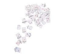 Mikinona 57pcs Beginner Guitar Chord Cards Easy Instructional Chart Portable Music Poster Versatile Chord Guide for Practice and Learning