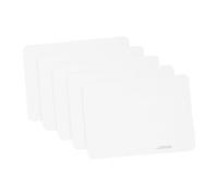 Mikinona 5pcs Cd Disc Cleaner Cloth Microfiber Anti-scratch Cleaning Wipes for Vinyl Record Care and Screen Cleaning, White Small Size Suitable for Travel and Audio Equipment