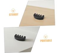 Mikinona 5pcs Dampers for Musical Instruments Violin Mute Practice Mute Rubber Tools for Violin Training Quiet Practice Viola Pad Tools for Black