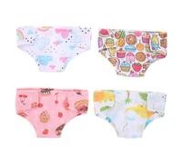 Mikinona 5pcs Doll Diapers Underpants Set for Dolls Soft Breathable Fabric Elastic Waistband Comfortable Fit Accessories for Role Playing Summer Outfits