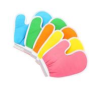 Mikinona 5pcs Exfoliating Bath Gloves for Shower Spa Body Scrubber Exfoliator Mitts Strong Decontamination for Women Men Random Color