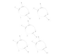 Mikinona 5pcs Fishing Wire Leader Rig with Swivels Snaps for Saltwater Sea Fishing Balance Rigs Versatile Tackle for Surf and Bottom