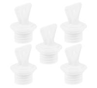Mikinona 5pcs Leakproof Hot Water Bag Caps with Threaded Stoppers Easy to Tighten Replacement Plugs for Hot Water Bottles for Multiple Uses