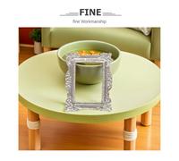 Mikinona 5Pcs Miniature Wooden Photo Frames for Doll House Decoration, Simulation Picture Frames DIY Accessories, Vintage Style Mini House Layout Props for Craft and Display Random Color