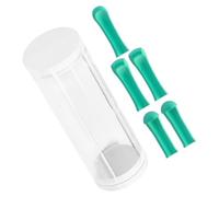 Mikinona 5pcs Silicone Ear Spoon Tips Set, Reusable Ear Wax Removal Covers, Small Earwax Cleaning Tool Sleeves for Personal Hygiene and