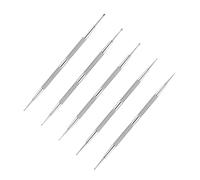 Mikinona 5PCS Stainless Steel Nail Dotting Pen Set Dual Headed Ball Embossing Stylus for DIY Manicure and Salon Use Ergonomic Lightweight Nail Art Tools