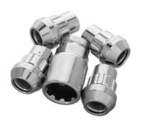 Mikinona 5pcs Theft Wheel Lock Lug Nuts Set Secure Fit Screws Compatible with Buick Excelle Protect Tires From Theft with Easy Installation