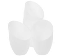 Mikinona 5pcs White Horseshoe Plastic Lamp Shades Table Lamp Covers Eye-Friendly Light Protection for Room and Bedroom Decoration