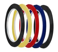 Mikinona 5rolls Violin Finger Guide Stickers Violin Sticker for Beginners Fingerboard Tape Accessory Learning