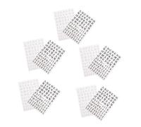 Mikinona 5sets Geometric Pattern Nail Art Stickers Creative Decals for Unique Manicures Material for Parties and Everyday Use