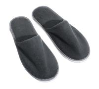 Mikinona 6 Pairs Non Slip Disposable Coral Fleece Slippers for Spa and Hotel Guests Breathable Home One Off Slippers Lightweight and Space Saving