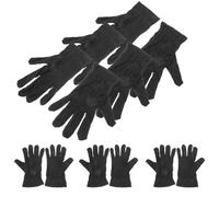 Mikinona 6 Pairs Stretchy Cotton Gloves for Jewelry Handling and Coin Inspection Soft Breathable Protective Work Gloves for Delicate Object Care and Scratch Prevention