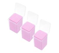 Mikinona 600pcs Cotton Pads for Lash Removal Eyelash Extension Cleaning Eyelash Remover Easy Wipe Perfect for Beauty Salon