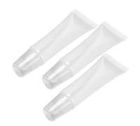 Mikinona 60pcs Empty Lip Pomade Tubes Refillable Lip Balm Containers for Homemade Cosmetics Travel-Friendly Eco-Friendly