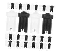 Mikinona 60pcs Eyelash Extension Bottle Pins Anti-blocking Needles Lash Glue Bottle Tips Replacements for Lash Extension Supplies with Stainless Steel Nozzle PP Material Easy to Use and