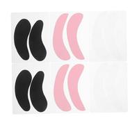 Mikinona 6pairs Reusable Silicone Eyelash Lifting Pads for Curling and Perming Comfortable and Flexible Design Includes and Transparent Options