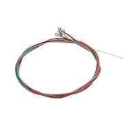 Mikinona 6pcs Acoustic Guitar Strings Folk Guitar Replacement Strings for Beginners Strong Sound for Performing Musicians