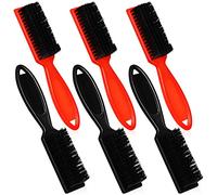 Mikinona 6pcs Barber Cleaning Brushes with Comfortable Handles for Hair Clipper Maintenance Vintage Oil Head Styling Brushes for Men for Barbershop and Personal Use