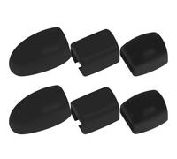Mikinona 6pcs Black Silicone Saxophone Side Key Pads Saxophone Side Key Covers Risers for Right Hand Accessories