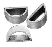 Mikinona 6pcs Cello Bow Ferrule Replacement Part for Bow Frog Professional Cello Accessories Repair Parts