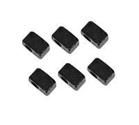 Mikinona 6pcs Electric Guitar Tremolo Bridge Saddle Insert Block String Clamping Accessories for Convenient Performance and Use