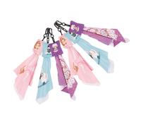 Mikinona 6pcs Microfiber Washcloths Cleaning Microfiber Cloths Monitor Cleaning Cloth with Keychain Spectacle Cleaner