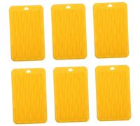 Mikinona 6pcs Plastic Gnocchi Boards for Homemade Pasta and Noodles Lightweight Dough Rubbing Tool for Home Gnocchi Making Easy to Use Kitchen Pasta Maker Accessory