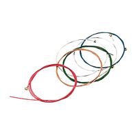 Mikinona 6pcs Professional Guitar Strings Replacements Steel Material Easy to Install and Resonant Sound