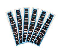 Mikinona 6pcs Removable Violin Stickers Practical Finger Position Markers for Beginners Scale Indicators for Violin Practice to Use