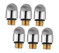 Mikinona 6pcs Replacement Stylus Tips Conductive Fiber Pen Nibs for Touch Screens Tablets Smartphones Durable Copper Fiber Material Wide Compatibility for Drawing and Note Taking