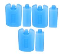 Mikinona 6pcs Reusable Cooler Ice Packs for Outdoor Camping Picnic Lunch Boxes Portable Cooling Blocks with Quick Freeze Technology Compact Lightweight Design for Air Conditioner Fans and