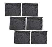 Mikinona 6pcs Satin Drawstring Storage Pouch for Cosmetics and Travel Essentials Smooth Finish Dustproof Organizer Bag for Jewelry and Toiletries