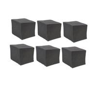 Mikinona 6pcs Soundproofing Panels High Density Acoustic Absorption Pads for Wall Corners Noise Reducing Sound Dampening Cotton for Home Studio Office