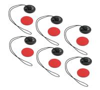 Mikinona 6pcs Sports Camera Safety Tethers Rope with Helmet Buckle Anti-Lost Leash for Outdoor Activities Surfing Snorkeling Cycling Portable Camera Fixing Strap