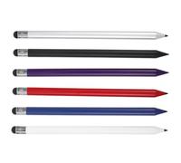 Mikinona 6pcs Stylus Pens for Touch Screens Lightweight Pencil-shaped Capacitive Stylus for Smartphones and Tablets Precision Control for Drawing Writing Navigation Travel-friendly Dual