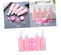 Mikinona 6Pcs Travel Makeup Bottle Set Portable Empty Spray Containers for Lotion Cream Shampoo Fragrance Lightweight and Leak Travel Bottles Pink