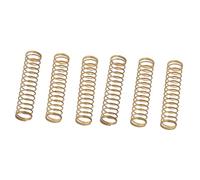 Mikinona 6pcs Trumpet Valve Spring Brass Spring for Trumpet Repair Kit Woodwind Parts
