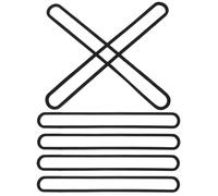 Mikinona 6pcs Vacuum Sealer Gasket Kit Foam Replacement Strip Upper Sealing Gasket Accessories for Food Vacuum Sealing Machines Resilient Fit Easy Installation Compatible with Multiple