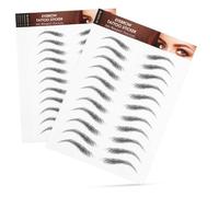 Mikinona 6Sheets Eyebrow Stickers Realistic Hair Like Peel Off Eyebrow Transfers for Effortless Grooming Suitable for All Brow Shapes and Long Lasting Looks