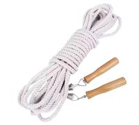 Mikinona 7m Thickened Wooden Handle Jump Rope for 5-7 Adults, Wear-Resistant Group Skipping Rope for Outdoor Fitness, Endurance Training, Physical Education Equipment