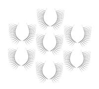 Mikinona 7pairs Halloween False Eyelashes for Stage Party Fake Lashes Cluster Eyelash Extensions Creative Art for Women Halloween Makeup