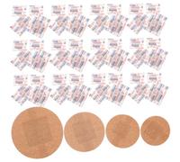 Mikinona 80PCS Round Breathable Flexible Bandages for Fingertips and Thumb Bandage Wraps for Outdoor Use Travel-Friendly Fabric Finger Plasters