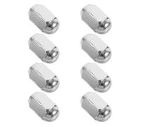 Mikinona 8pcs ATV Lug Nut Set M10x1.25 Steel Wheel Lug Nuts for 10/12/14 Inch Off-Road Vehicle Tires for Quad Go-Kart and Sand Rail Wheel Accessories