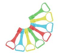 Mikinona 8pcs Baby Stand Pull Rings Toddler Walking Safety Rings Infant Hanging Nursery Pull Handles Boys and Girls Walking Learning Tools for Early Training