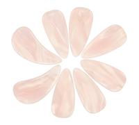 Mikinona 8pcs Beginner to Pro Guzheng Nails Level Guzheng Nail Picks Celluloid Finger Guard Comfortable Resin Material Essential for Practice Performance